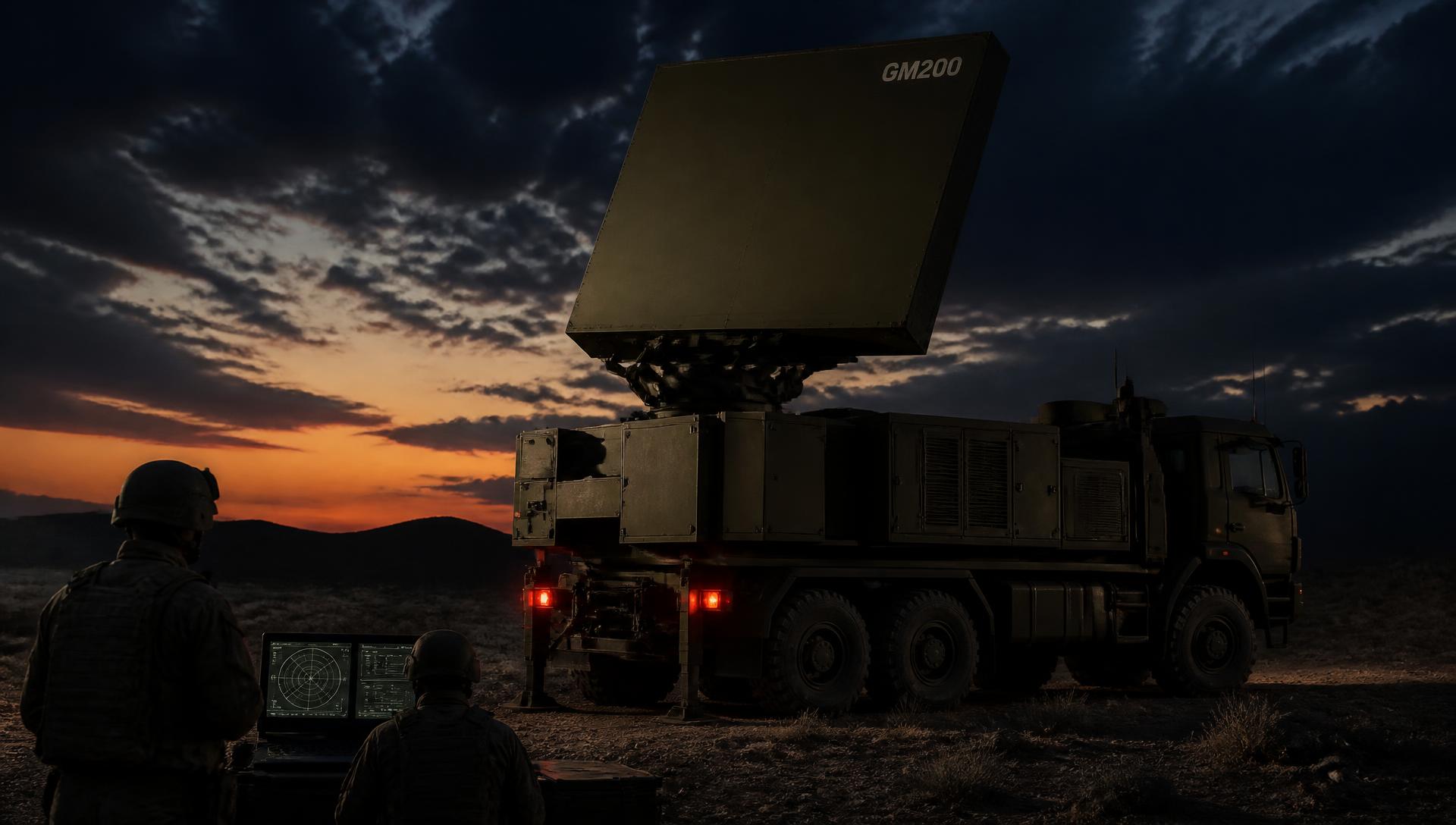 Système radar GM200 en opération